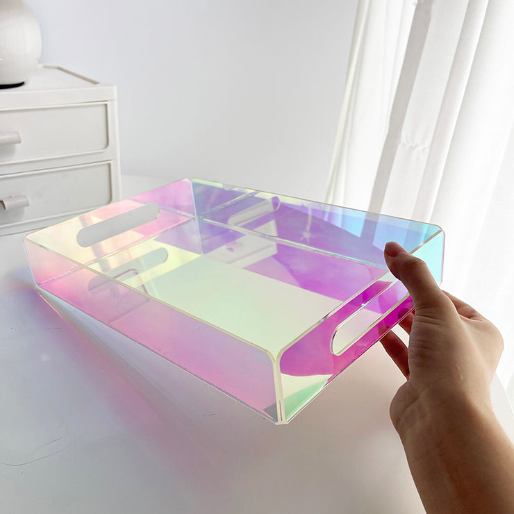 Unicorn Acrylic Clear Tray Organizer Storage Rectangle