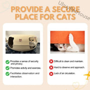 Donut Burrow Pet Tunnel Bed Nest Four Seasons Dodge House Bunny, Cat and Puppies Hide Spot Indoor pets
