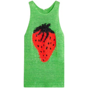 Watermelon Sugar Vibe Strawberry Tank Top Dress As Seen on Hailey Bieber Size S, M, L