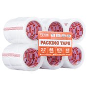 Vevor Clear Packing Tape 18 Rolls 65 Yards Heavy Duty Shipping Tape Pack