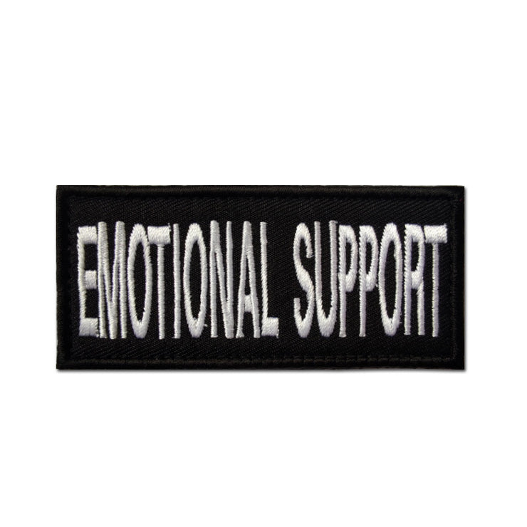 Chrome Pets Embroidered Velcro Patch Sign with Quote: Do Not Pet, Therapy Dog, Emotional Support, Service Dog In Training