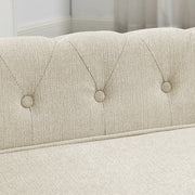 Le Canapé Chaise Longue XVI Elegant Rectangular Pet Bed For Medium and Large Dogs in Beige 40" x 23" x 14"