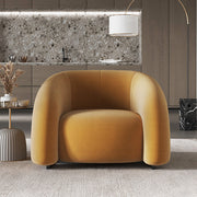 Nordic Lifestyle Luxury Designer Lazy Sofa Modern in Caramel Camel 19.7” x 16.9”