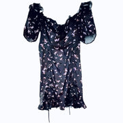 Secret Agent Puffed Sleeves Size XS