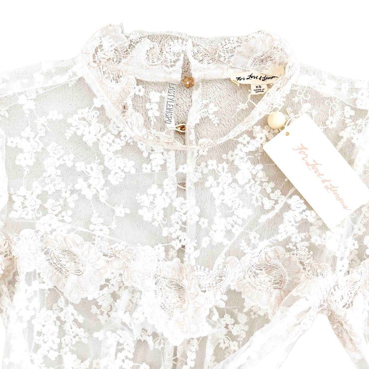 For Love and Lemons Rosebud Maxi Dress Size XS