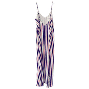 Show Me Your Mumu Montecito Maxi Dress White Vertical Stripped Size XS