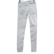 All Saints Womens Denim Mast Fray Off White Jeans Size 25