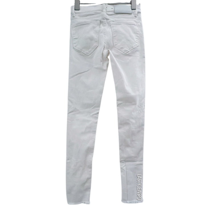 All Saints Womens Denim Mast Fray Off White Jeans Size 25