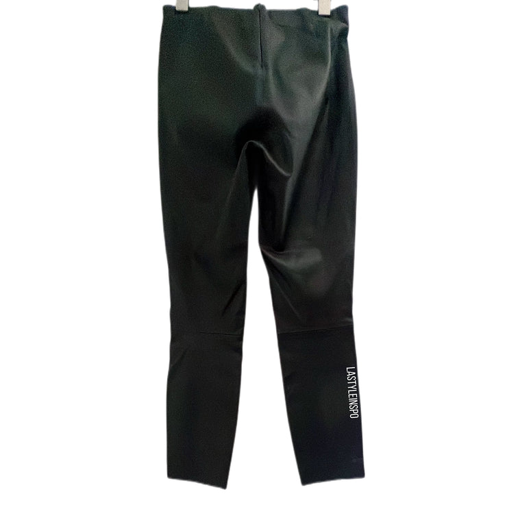Rag & Bone Simone Leather Casual Pants Black Size Small