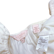 Ted Baker Womens Blouse Elle Ruffle Sleeve Bardot Style Size XS