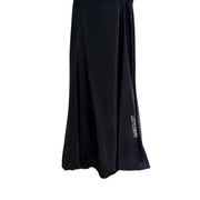 TADASHI Silky Maxi Skirt Gown Long Tail Black Size 16
