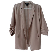 Rachel Zoe Contemporary Open Womens Blazer Brown Tan Size Medium