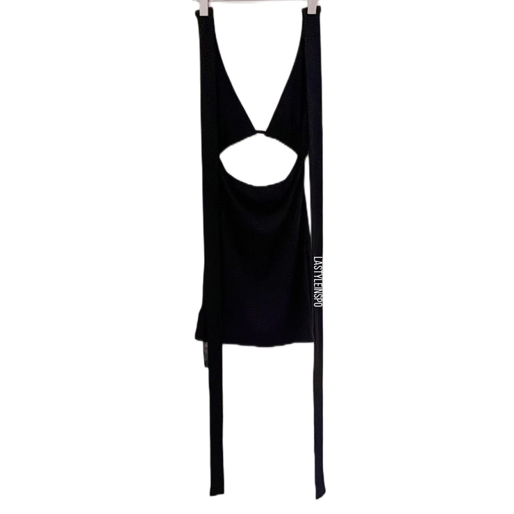 Women’s Bodycon Romper Black XS