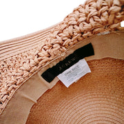 J Crew Boho Hat Natural Brown Tan One Size