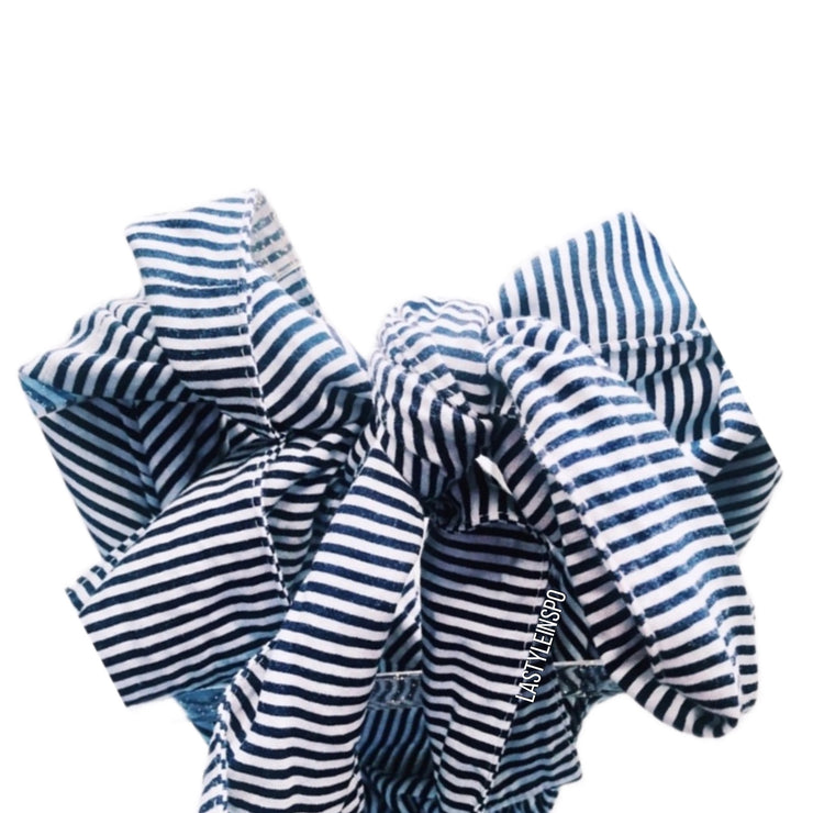 Skylar + Madison Tribe dress Tie Bow Striped Size Small