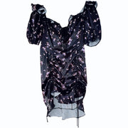 Secret Agent Puffed Sleeves Size XS