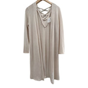 Sadie x Love Cardigan Crossed Back Natural Creamy Size Small