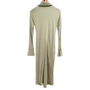 Song Of Style Long Sleeved MIDI Dress in Pistachio Green Saige Size XS