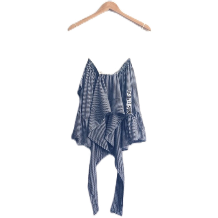 Skylar + Madison Tribe dress Tie Bow Striped Size Small