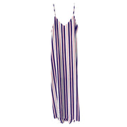 Show Me Your Mumu Montecito Maxi Dress White Vertical Stripped Size XS