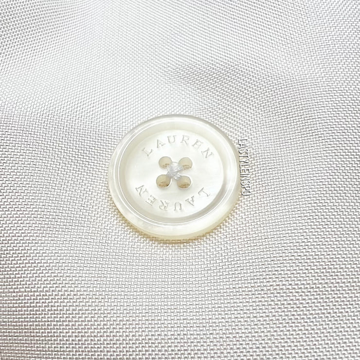 Ralph Lauren White Womens Blazer Silk 100% Size 6