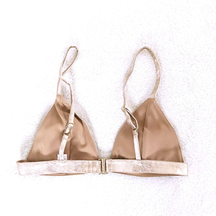 For Love and Lemons Metallic Top Size Small