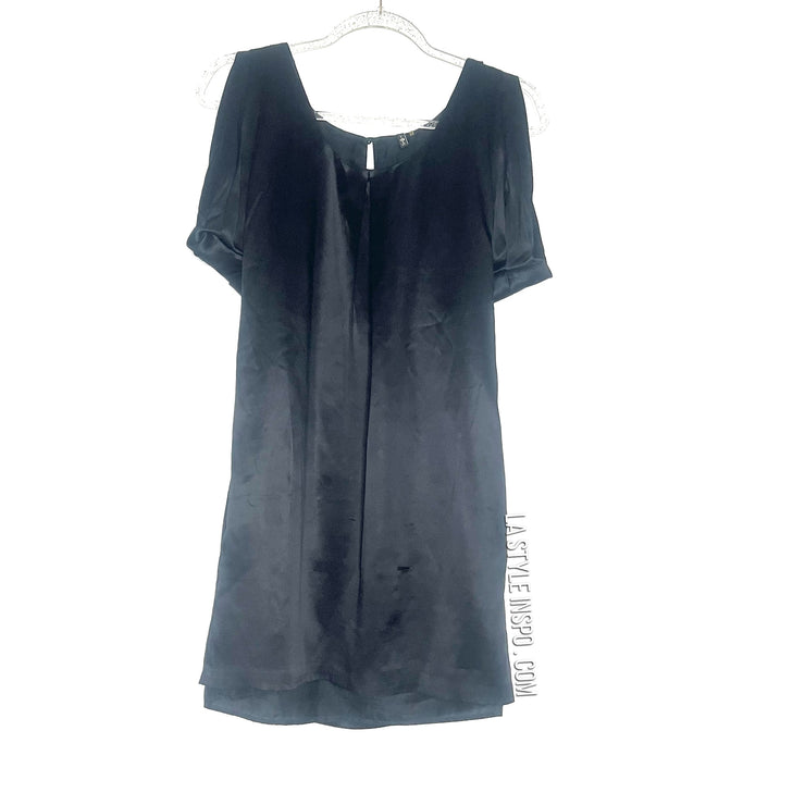 7 For All Mankind Silk Dress Black Size XS