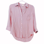 L’AGENCE Womens Shirt Button Down Blouse Lilac XS