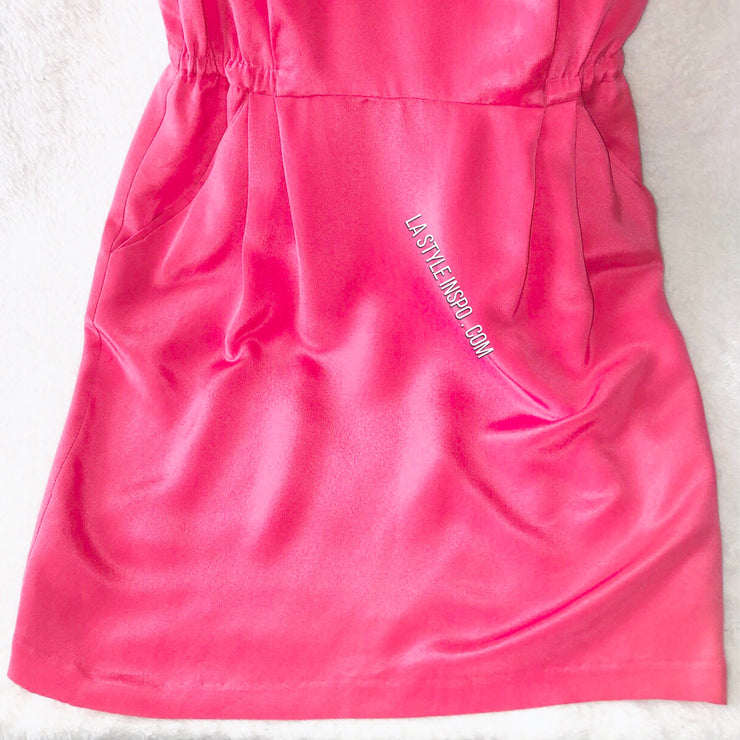 Wilfred Silk Dress Pink Bubblegum Size 4