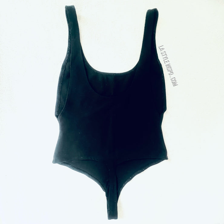 LPA Black Bodysuit 23 As Seen On Kim Kardashian S