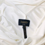 Laundry by Shelli Segal White and Gold mini dress Size 4