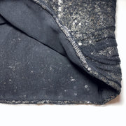 Bebe Black Gold Shiny dress Size XXS