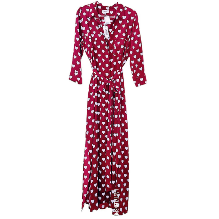 L’AGENCE Maxi Dress Open Slits 🍂 Size Large