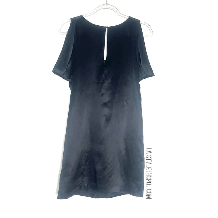 7 For All Mankind Silk Dress Black Size XS
